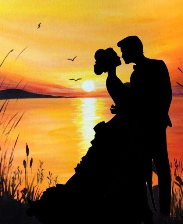 Festményceremónia amikor a szerelem színt kap