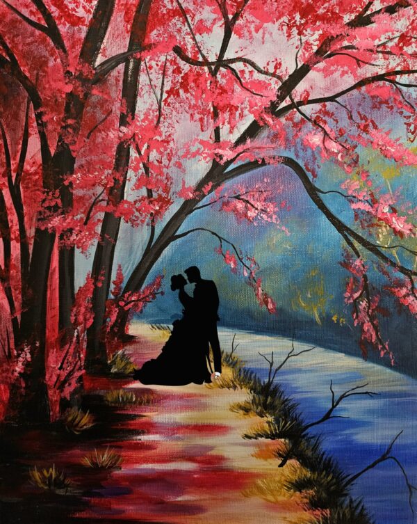 Festményceremónia amikor a szerelem színt kap